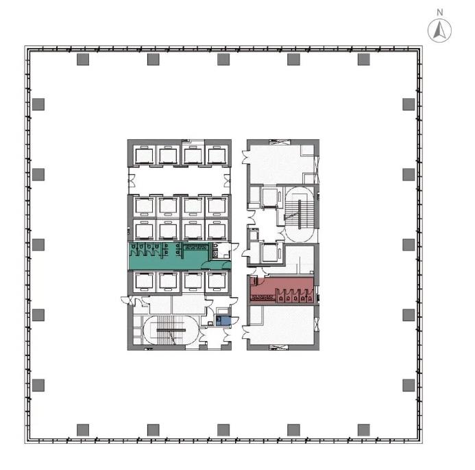 T1栋标准层平面图